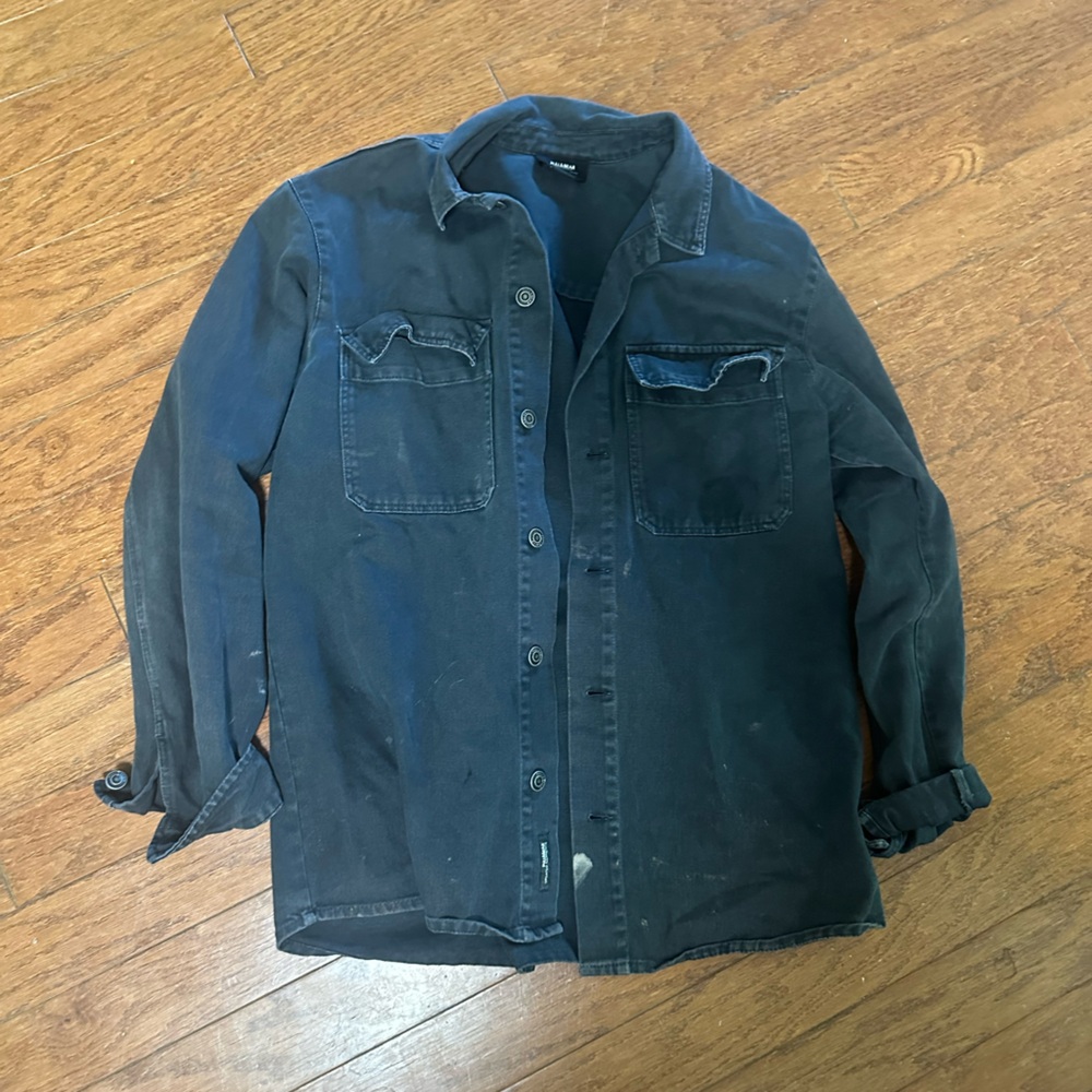 Light weight button up jacket